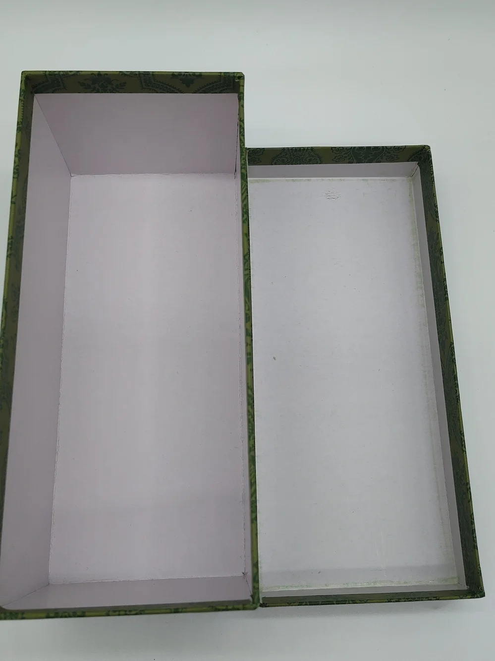 GUCCI Green Damask Gift Box Storage Box Luxe Packaging Decor Vanity LIKE NEW
